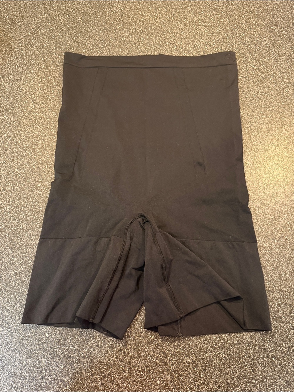 SPANX Black High-Waist Tummy Shaping Shorts - size 1X